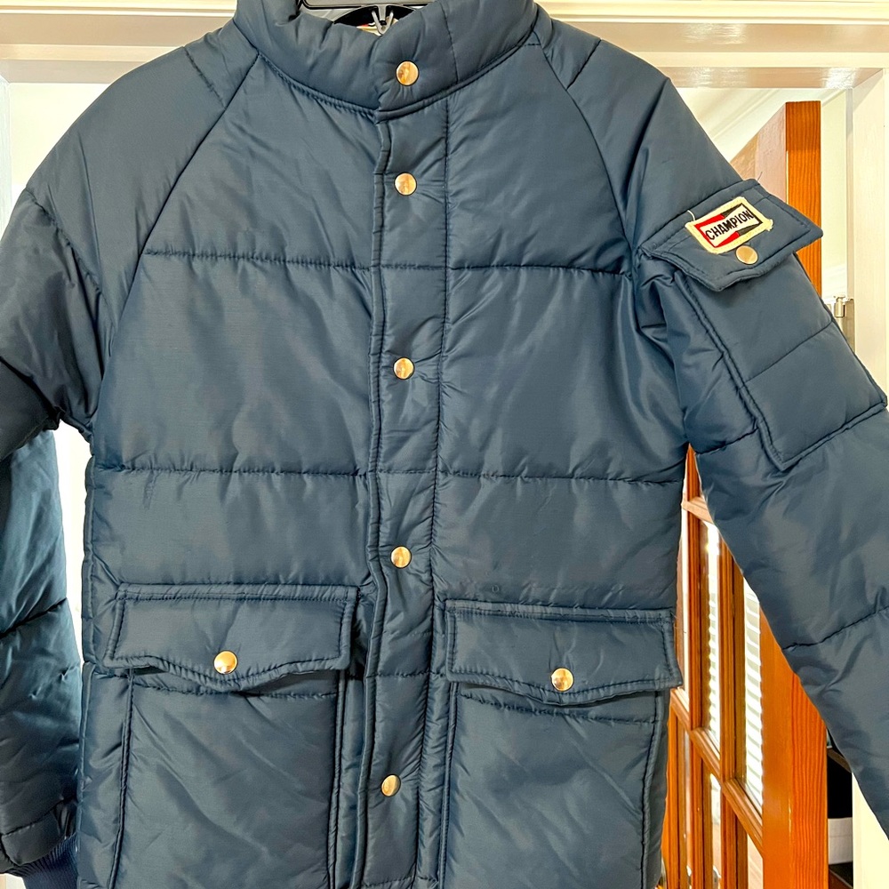 Vtg 70s Champion Spark Plugs Official Racing jacket